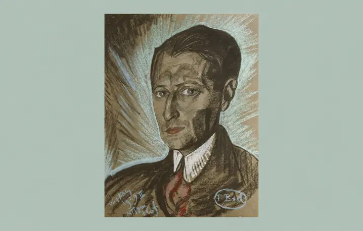 Portret Juliana Tuwima autorstwa Stanisława Ignacego Witkiewicza