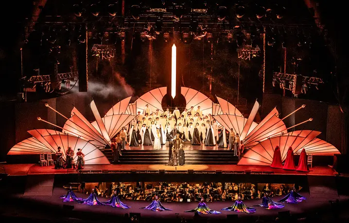 Spektakl „Turandot” drugiej edycji Baltic Opera Festival, Opera Leśna w Sopocie, 2024 r. // Fot. K. Mystkowski / KFP