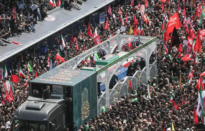 Pogrzeb Alego Chameneiego. Teheran, 6 lipca 2026 r. // Fot. Fatemeh Bahrami / AFP / East News