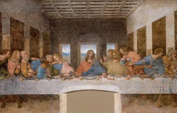 Leonardo da Vinci „Ostatnia Wieczerza”, 1494–1498 r. / DOMENA PUBLICZNA / Santa Maria delle Grazie