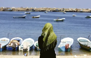 Port w Gazie, 5 lipca 2011 r. / fot. Mohammed Abed / AFP / East News / 