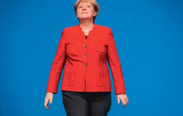 Angela Merkel po wygłoszeniu przemówienia na 29. federalnym kongresie CDU. Essen, 6 grudnia 2016 r. / SEAN GALLUP / GETTY IMAGES