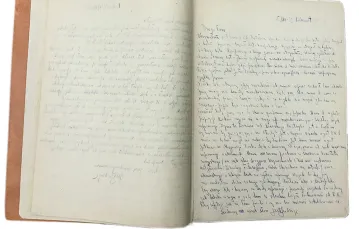 „Kopiariusz”  – zeszyt z listami Jerzego Giedroycia, archiwum korespondencji z Bukaresztu  z lat 1939–40 / ARCHIWUM INSTYTUTU LITERACKIEGO W PARYŻU