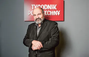 Ks. Tomáš Halík w redakcji „Tygodnika Powszechnego", 22 listopada 2019 r. / FOT. JACEK TARAN DLA "TP" / 