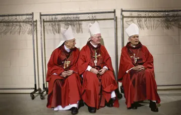Podczas wizyty Benedykta XVI. Waszyngton, USA, 2008 r. / fot. Brooks Kraft / Corbis / 