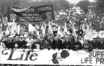 Demonstracja przeciwników aborcji w Waszyngtonie, rok 1997 / 