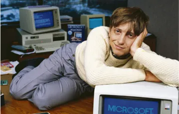 Bill Gates, 1985 r. / fot. Deborah Feingold / Corbis / 