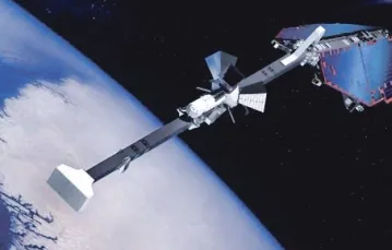 Wizualizacja chińskiego satelity QUESS (Micius) / CHIŃSKA AKADEMIA NAUK