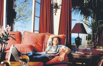 Jeff Bridges w swoim domu, 1999 r. / fot. Adam Knott / Corbis / 