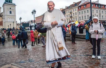 Narodowy Marsz Papieski w Warszawie, 2 kwietnia 2023 r. / MARZENA WYSTRACH / REPORTER