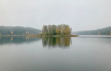 Jezioro Ostrowickie w Węsiorach, październik 2020 r. / MICHAŁ SOWIŃSKI