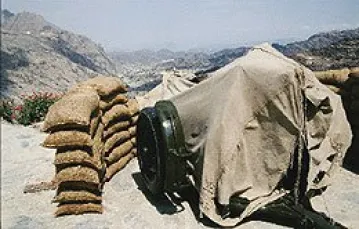 Przełęcz Chajberska, jedno z przejść granicznych między Afganistanem a Pakistanem; widok na Afganistan / fot. K. Strachota / 