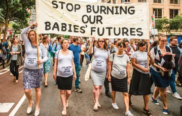 Protest klimatyczny w Sydney. Grudzień 2019 r. / JENNY EVANS / GETTY IMAGES