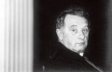 Ks. Józef Tischner, Warszawa, 1995 r. / MAREK SKORUPSKI / FORUM