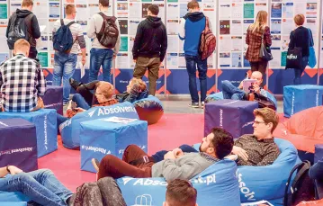 Absolvent Talent Days – targi pracy i praktyk w hali Expo w Łodzi, kwiecień 2019 r. / PIOTR KAMIONKA / REPORTER