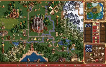 „Chroń swój zamek” – ekran gry „Heroes of Might and Magic 3” / 