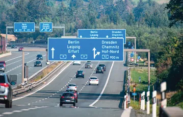 Niemiecka autostrada A9. 25 sierpnia 2019 r.  / WOJCIECH STRÓŻYK / REPORTER