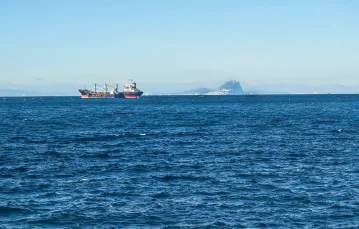 Widok z Ceuty na Gibraltar, grudzień 2021 r. / ARCHIWUM PRYWATNE ISMAILA
