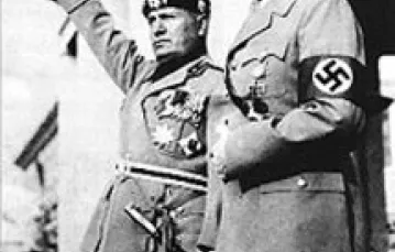 Dwaj sojusznicy: Benito Mussolini i Adolf Hitler / 