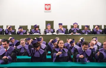 Posiedzenie trzech izb Sądu Najwyższego. Warszawa, 23 stycznia 2020 r. / ANDRZEJ IWAŃCZUK / REPORTER / 