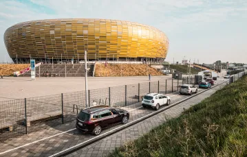 Centrum testowe COVID-19 przy Stadionie Energa Gdańsk, 25 września 2020 r. / WOJCIECH STRÓŻYK / REPORTER / 