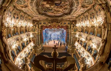 Odnowiona sala Opery Margrabiów w Bayreuth, kwiecień 2018 r. / DANIEL KARMANN / DPA / AFP / EAST NEWS