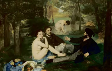 Édouard Manet, "Śniadanie na trawie", 1863 r. / Patrice Schmidt / Musee d'Orsay (dist. RMN) / 