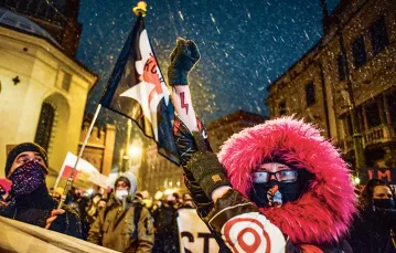 Strajk Kobiet w Krakowie, 29 stycznia 2021 r. / JACEK TARAN