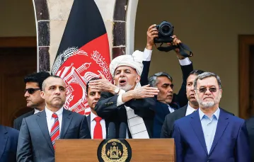 Prezydent Afganistanu Aszraf  Ghani / MOHAMMAD ISMAIL / REUTERS / FORUM