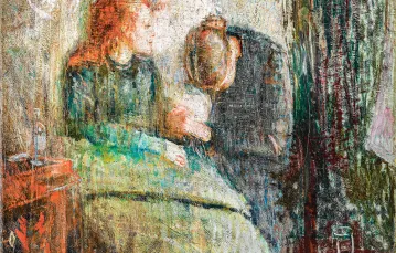 Edvard Munch, Chore dziecko, 1885–1886 r. / NATIONAL MUSEUM OSLO / DOMENA PUBLICZNA
