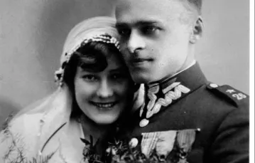 Witold Pilecki z żoną / fot. Archiwum MHW / 