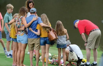 Upamiętnienie Gene’a Sillera, golfisty zastrzelonego w Pinetree Country Club w Kennesaw w stanie Georgia, 9 lipca 2021 r. / ATLANTA JOURNAL-CONSTITUTION / ASSOCIATED PRESS / EAST NEWS