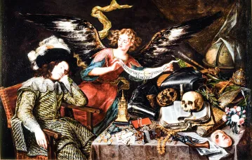 Antonio de Pereda, „Sen rycerza”, ok. 1655 r. / DOMENA PUBLICZNA