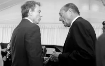 Premier Blair i prezydent Chirac: dwie wizje Europy / 