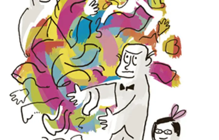 Ilustracja Marcina Wichy z jego książki "Klara. Proszę tego nie czytać!" / 
