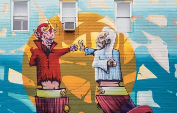 Mural na Bulwarze Saint Laurent, Montreal, Kanada / GUENTHER SCHWERMER / BEW