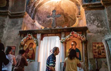 Cerkiew przy klasztorze Matki Bożej Miłościwej, Veljusa, Macedonia, 2016 r. / MIRELLA MAKURAT