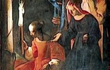 Georges de La Tour, "Święta Irena znajduje ciało świętego Sebastiana" / 
