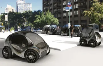 CityCar – projekt małych dwuosobowych samochodów zasilanych akumulatorami / materiały National Triennal Design / 