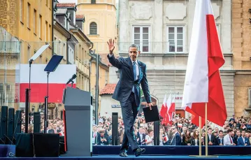 Prezydent Obama w Warszawie. 4 czerwca 2014 r. / JAKUB KAMIŃSKI / EAST NEWS