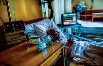 Szpital powiatowy w Kluczborku, który zawiesza działalność oddziału wewnętrznego po wypowiedzeniu umów przez lekarzy, 4 stycznia 2018 r. / DANIEL DMITRIEW / FORUM