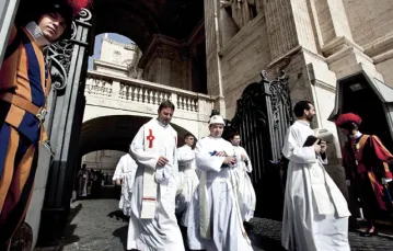 Uroczystości zamknięcia Roku Kapłańskiego, Watykan 11 czerwca 2010 r. / fot. Alessandra Benedetti / Corbis / 
