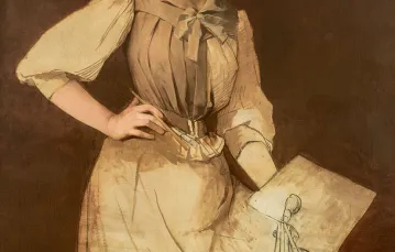 Anna Bilińska (1854–1893), Autoportret niedokończony, 1892 r. / / PIOTR LIGIER / MUZEUM NARODOWE W WARSZAWIE