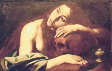 Mistrz Magdaleny z Capodimonte, „Pokutująca Maria Magdalena” (XVII w.), Muzeum Regionalne w Messynie / WIKIPEDIA