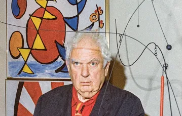 Alexander Calder, Nowy Jork, 1970 r. / MARTY LEDERHANDLER / AP / EAST NEWS