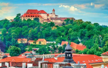 Widok na zamek Špilberk w Brnie. / LEONID ANDRONOV / ALAMY / BE&W