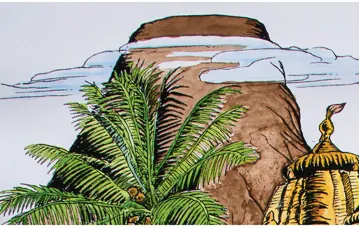 Ilustracja z powieści „Lśnij, morze Edenu” Andrésa Ibáñéza wykonana przez samego autora / REBIS / MATERIAŁY PRASOWE