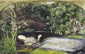 John Everett Millais, „Ofelia” (1851-52), olej na płótnie, Tate Gallery, Londyn /repr. LESSING ARCHIVES / EK PICTURES / 