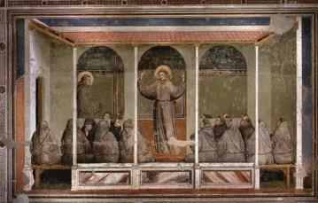 Giotto, św. Franciszek, fresk z ok. 1325 r. /fot. Alinari Archives / Corbis / 
