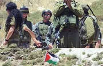 Izraelski posterunek kontrolny: po jednej i po drugiej stronie / fot. ARABIA.pl/EAPPI / 